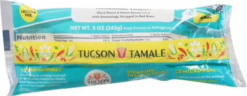 Tucson Tamale Black Bean & Corn Tamale Perspective: back