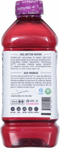 Knderlyte Natural Grape Flavored Oral Electrolyte Solution Perspective: back