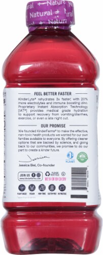 Knderlyte® Natural Grape Flavored Oral Electrolyte Solution Perspective: back