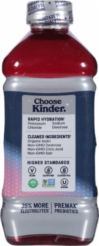 Kinderlyte Advanced Natural Wild Berry Electrolyte Solution Drink Perspective: back