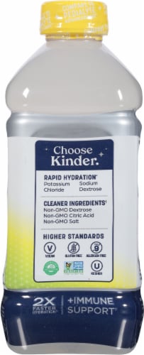 Kinderlyte® Natural Lemonade Electrolyte Solution Drink Perspective: back