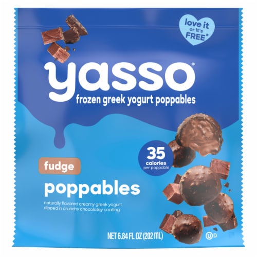 Yasso Fudge Frozen Greek Yogurt Poppables Perspective: back