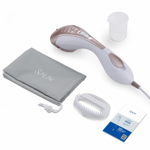Salav HS-100 ROSE GOLD DuoPress Hand Held Steamer Plus Iron&#44; Rose Gold Perspective: back
