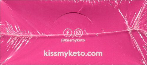 Kiss My Keto Chocolate Birthday Cake Keto Bars Perspective: back