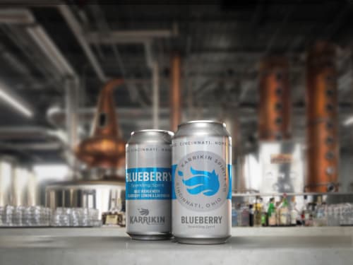 Karrikin Spirits Blueberry Sparkling Spirit Perspective: back