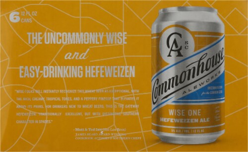 Commonhouse Aleworks Wise One Hefeweizen Ale Perspective: back
