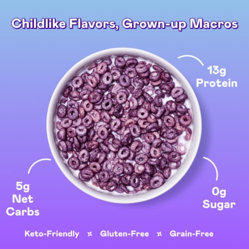 Blueberry Muffin Magic Spoon Protein Cereal Perspective: back