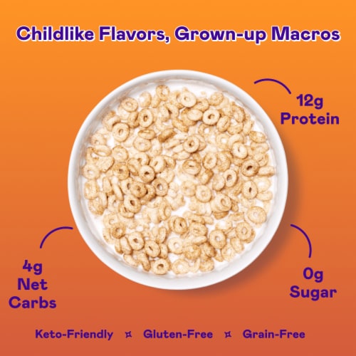 Magic Spoon® Grain Free Cinnamon Roll Cereal Perspective: back