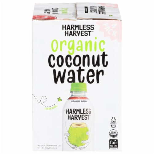Harmless Harvest Organic Coconut Water Perspective: back
