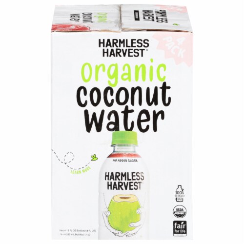 Harmless Harvest Organic Coconut Water Perspective: back