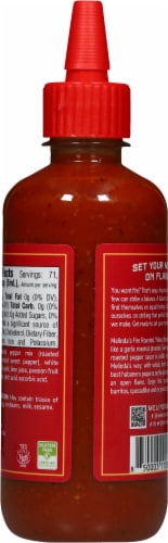 Melinda's Fire® Fire Roasted Garlic & Habanero Sauce Perspective: back