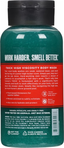 Duke Cannon® Thick® Navel Supremacy High Viscosity Body Wash Perspective: back