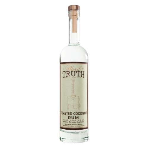 Hard Truth Toasted Coconut Rum Perspective: back