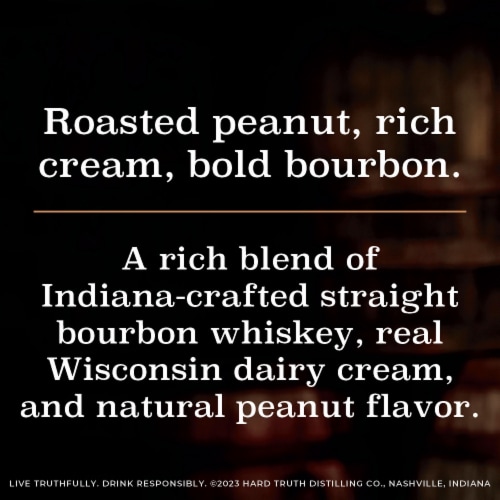 Hard Truth Peanut Brittle Bourbon Cream Perspective: back