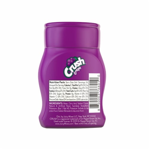 Crush® Grape Liquid Water Enhancer Perspective: back