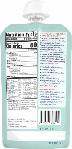 Cerebelly® Stage 2 Organic Sweet Potato Mango Baby Baby Food Perspective: back