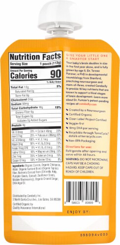 Cerebelly® Stage 2 Organic Carrot Chickpea Baby Food Perspective: back
