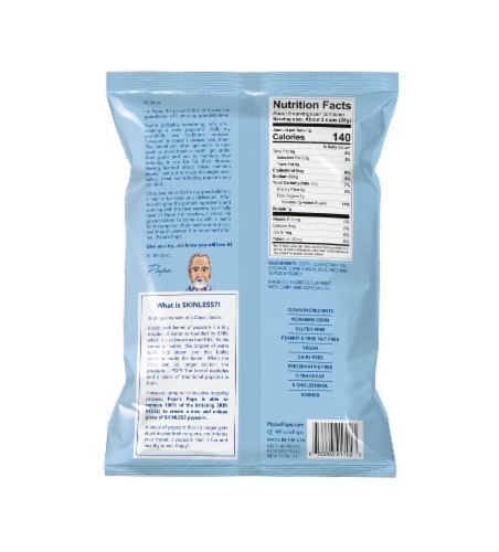 Papa’s Pops Sweet & Salty Skinless Popcorn Perspective: back