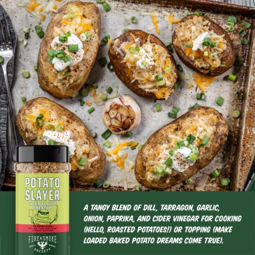 Fire and Smoke Society Potato Slayer Seasoning Perspective: back