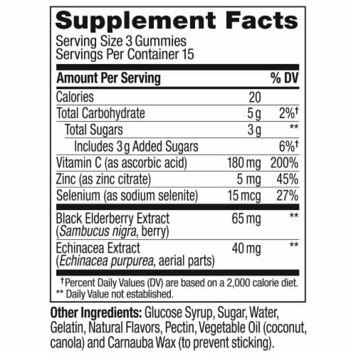 Olly® Berry Active Immunity Gummies 45 Count Perspective: back