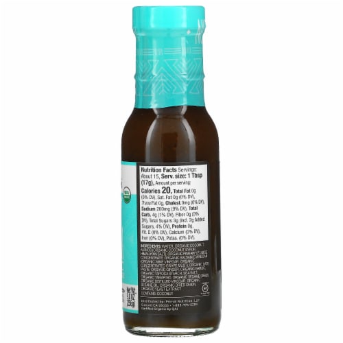 Primal Kitchen Organic No Soy Sauce & Marinade Island Teriyaki - 9.0 oz (256 g) Perspective: back