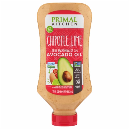 Primal Kitchen Squeeze Chipotle Lime Mayo Made with Avocado Oil Perspective: back