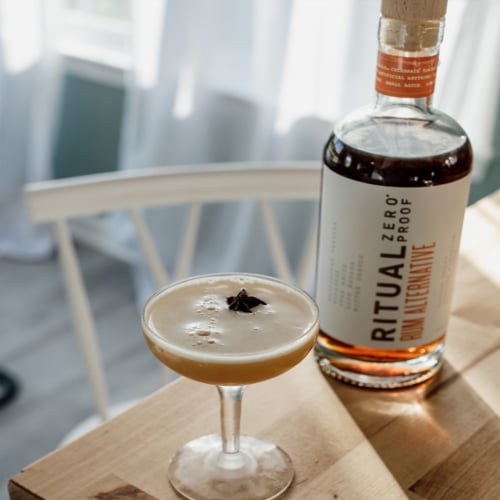 Ritual Zero Proof Rum Alternative Perspective: back