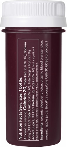 So Good So You™ Elderberry Immunity Probiotic Shot Perspective: back