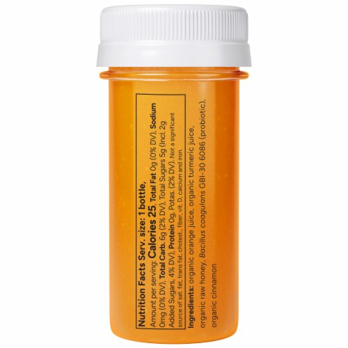 So Good So You® Immunity Turmeric Cinnamon Probiotic Shot Perspective: back