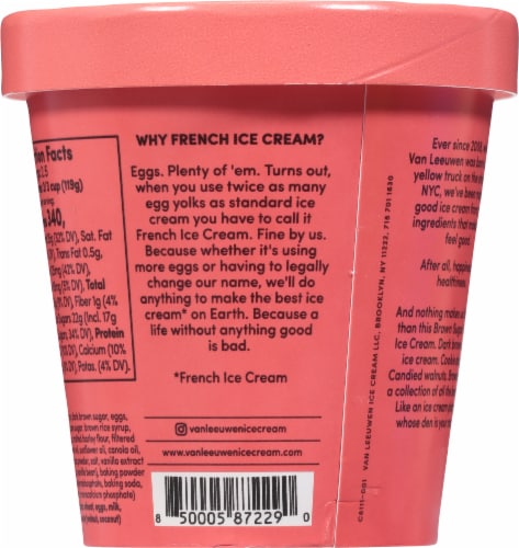 Van Leeuwen Brooklyn Brown Sugar Chunk French Ice Cream Pint Perspective: back