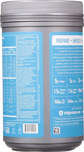 Vital Performance™ Lemon Grape Pre Workout Powder Perspective: back