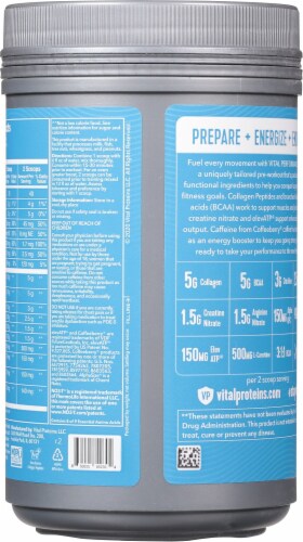 Vital Performance™ Watermelon Blueberry Pre Workout Powder Perspective: back