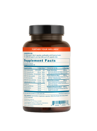 Further Food Ultimate Immune Support Perspective: back