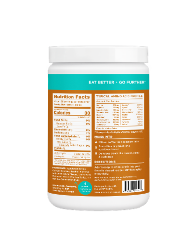 Further Food™ Hazelnut Collagen + Lion's Mane Mushroom Perspective: back