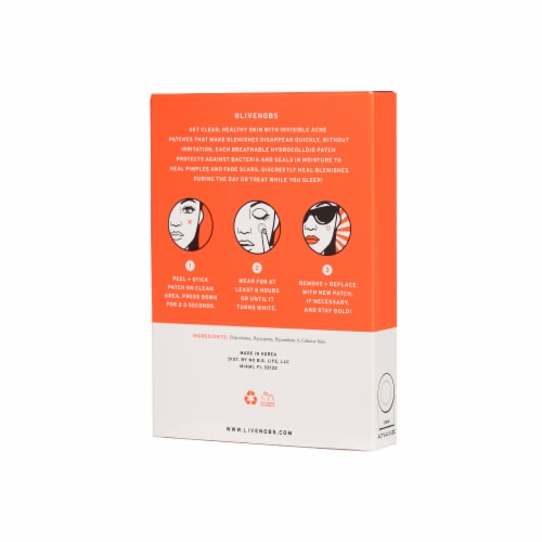 No B.S. Skincare Healing Acne Patches Perspective: back