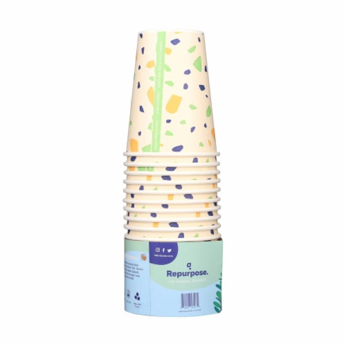 Repurpose® Compostable Hot and Cold Paper Cups Perspective: back