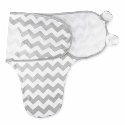 Swaddle Blanket Baby Girl Boy Easy Adjustable 3 Pack Infant Sleep Sack (Large, Gray) Perspective: back