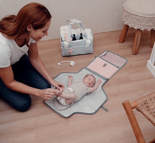 Baby Portable Changing Pad Diaper Bag Travel Mat Station Large