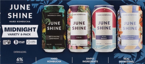 Juneshine Hard Kombucha Variety Pack Perspective: back