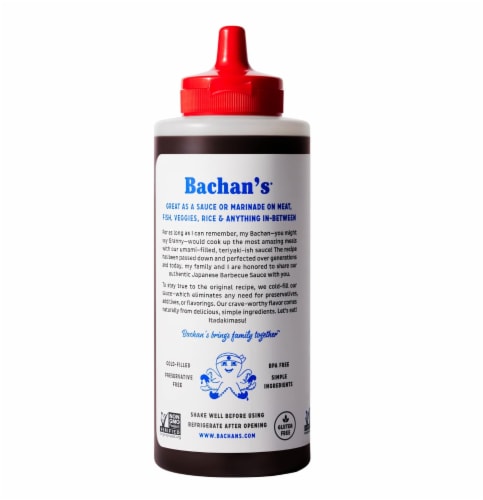 Bachan's Gluten-Free Japanese Barbecue Sauce Perspective: back