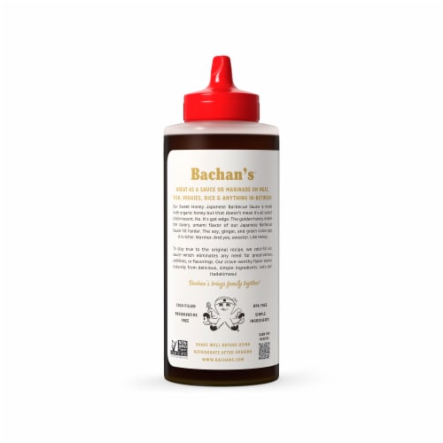 Bachan's® Sweet Honey Japanese BBQ Sauce Perspective: back