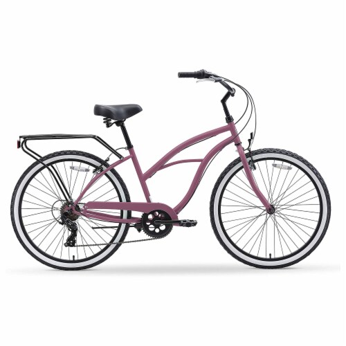 sixthreezero Women s Around the Block 7 Speed Beach Cruiser