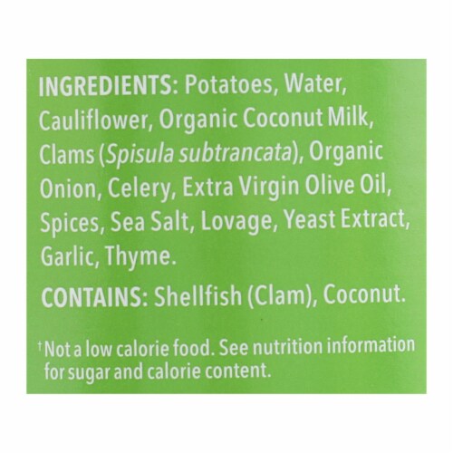 Dairy Free Wild Clam Chowder Perspective: back