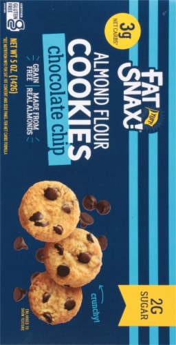 Fat Snax!® Mini Chocolate Chip Cookies Perspective: back