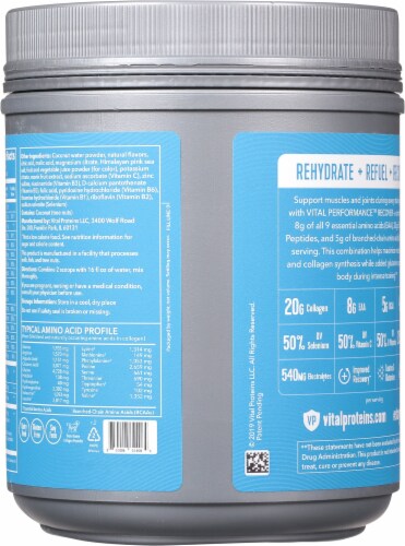 Vital Performance™ Lemon Grape Recover Powder Perspective: back