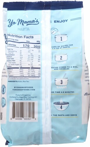 Yo Mama's® High Protein Penne Pasta Perspective: back