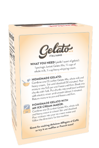 Junket® Stracciatella Gelato Mix Perspective: back