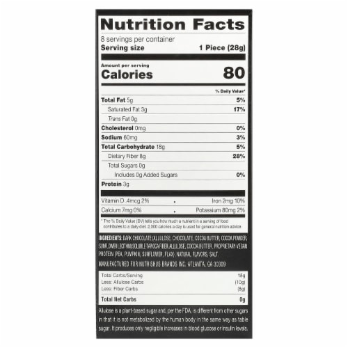 RxSugar® Caramel Swealthy Snax™ Perspective: back