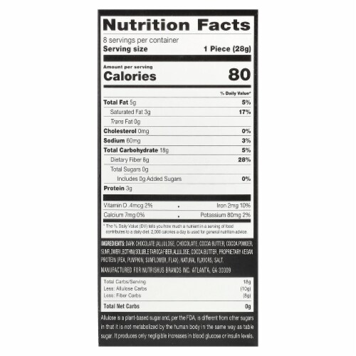 RxSugar® Caramel Swealthy Snax™ Perspective: back