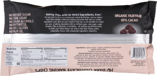 Hu® Organic Baking Chocolate Gems Perspective: back